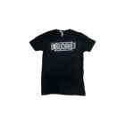 The Untouchables logo on the front of a soft show ready t-shirt.