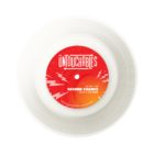 White 7-inch vinyl record with The Untouchables’ red-orange side-two label for “Second Chance.”